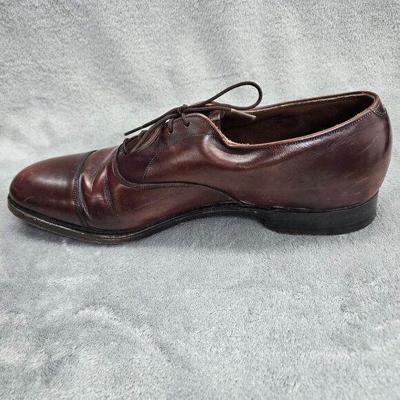 Cordwainer Wright Men's Arch Preserver Shoes Brown Oxford Leather SIze 11 - Picture 9 of 13
